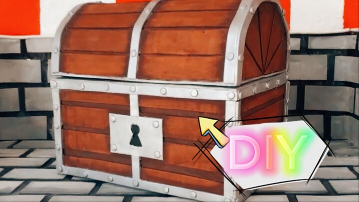 Zelda's Treasure Chest with Cardboard - How to make it.
