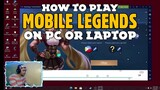 HOW TO PLAY MOBILE LEGENDS ON PC OR LAPTOP (TAGALOG)