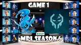 EXECRATION VS BLUFIRE GAME 1 MPL SEASON6 WEEK6 DAY1 MOBILE LEGENDS