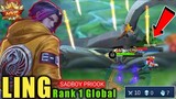 Rank 1 Global Ling Full Gameplay by SADBOY PRIOOK | Mobile legends Bang Bang