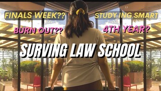 Law Student Philippines 🥑| finals week, 7hrs study time lapse, how to survive law school