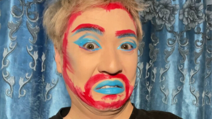 红蓝光性别切换挑战。拍到精神分裂