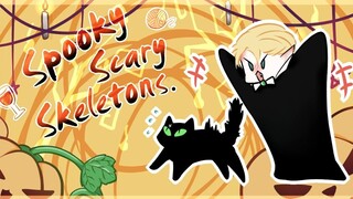 【Drarry/德哈/合作meme】𝑺𝒑𝒐𝒐𝒌𝒚 𝑺𝒄𝒂𝒓𝒚 𝑺𝒌𝒆𝒍𝒆𝒕𝒐𝒏🎃 ~ Happy Halloween！