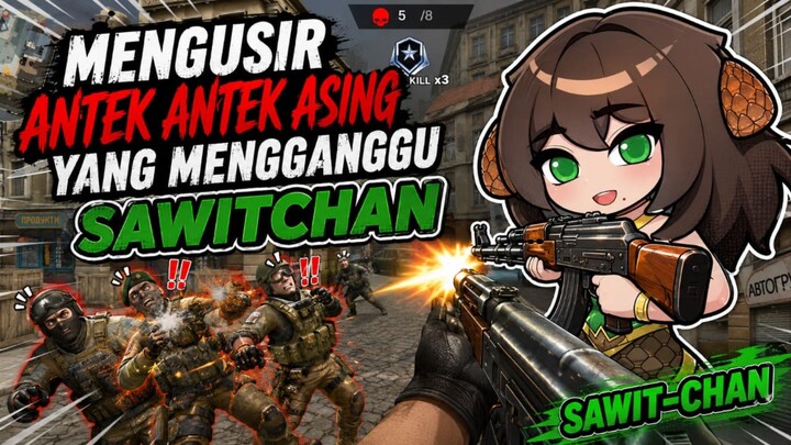 mengusir antek antek asing yang mengganggu sawitchan part 1