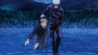 Gojo Satoru bilang ini terbang, tapi sebenarnya itu teleportasi.