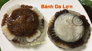 Cách làm BÁNH DA LỢN Cà Phê béo thơm dai dẻo đẹp mắt bằng khuôn Rau Câu