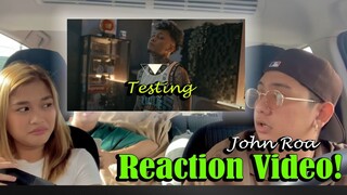 TESTING REACTION VIDEO JOHN ROA TO SKUSTA CLEE! BASHERS LABAS KAYO! GRABE ANG SAMA NAMAN REACTION