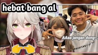 reaksi komandan liat bang al sama cosplayer zeta