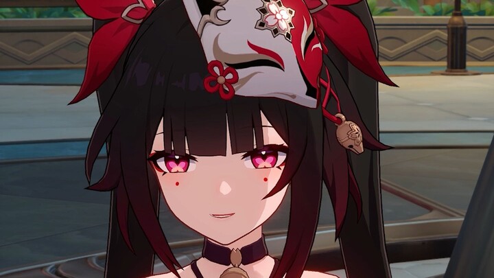 Huahua, are you trying to make the black swan happy?