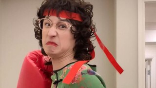 This time it's really blown out of proportion—my mom's boxing gloves actually leveled up...