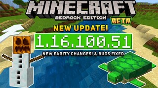 UPDATE! MCPE BETA 1.16.100.51 | XBOX - PARITY Changes + All Bugs Fixed!