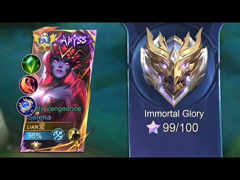 SELENA LAST MATCH BEFORE MYTHICAL IMMORTAL!! - BEST BUILD TO RANK UP FAST (must try)