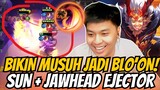 RUSUHIN ORANG PAKE SUN + JAWHEAD EJECTOR !! HERO MUSUH KAYA DI PING PONGIN NGAKAK ! WKWKWK