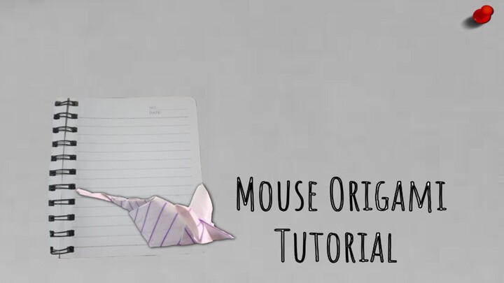 Paper Mouse Origami Tutorial