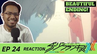 Darling in the Franxx Episode 24 [REACTION] "Never Let Me Go"