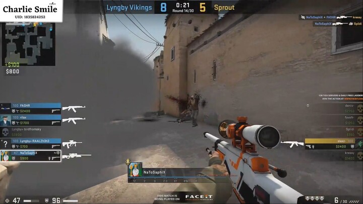 Thần bắn tỉa nhập cầm AWM cân 3 trong làn khói trắng #CSGO