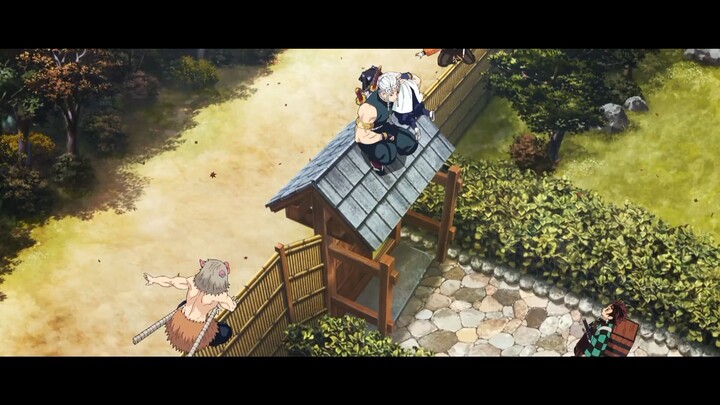 tanjiro, zenitsu, inosuke disuruh pust up sma pilar angin
