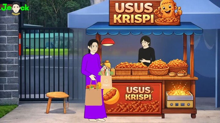 AZAB PENJUAL USUS CRISPI CULAS PAKAI USUS BUSUK DICAMPUR BUBUK CABAI KADALUARSA ANIMASI AZAB