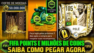 3.000 FIFA POINTS DE BRINDE & ATÉ 50 MILHÕES GRÁTIS🔥 ISSO TÁ ABSURDO DEMAIS😱 FIFA MOBILE 23