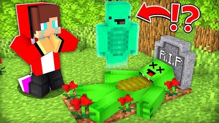 Mikey Pranked Maizen JJ as a Ghost in Minecraft (Maizen Mazien Mizen)