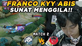 GAME FULL PERANG DARI AWAL SAMPE AKHIR, GILA SERU PARAH COY!! - EVOS vs BTR Match 2