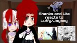 Shanks and Uta reacts to Luffy/Joyboy | Gear 5 | 2/2 | one piece react | gacha club |