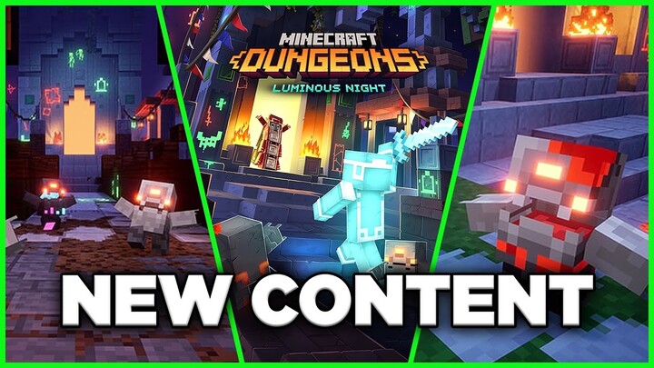 *NEW* LUMINOUS NIGHT Season Two | Minecraft Dungeons