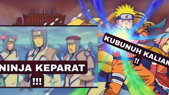 NARUTO MOVIE 1 : NINJA CLASH INT THE LAND OF SNOW . NARUTO MELAWAN 3 NINJA PENGGANGGU.
