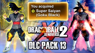 *NEW* DLC 13 TRANSFORMING BASE GOKU BLACK? - Dragon Ball Xenoverse 2 Legendary Pack 2 Custom Partner