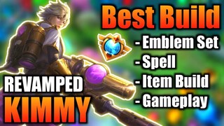 KIMMY BEST BUILD 2022 | TOP 1 GLOBAL KIMMY BUILD | KIMMY - MOBILE LEGENDS | MLBB