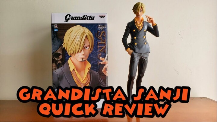 ONE PIECE GRANDISTA SANJI FIGURE QUICK REVIEW|MOON TOY STATION