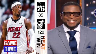 NBA GameTime goes crazy Jimmy Butler14 Pts; Heat crushes 76ers in Game 5 to take 3-2 series lead