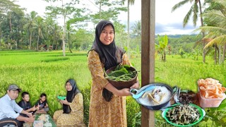 Metik Daun Kacang, Dimasak Begini, Enaknya Bikin Gagal Diet, Urap Daun Kacang, Masakan Kampung