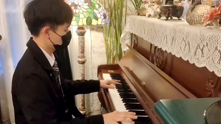 Tears! Playing Sincerely Violet Evergarden OP in a luxury cafe is so authentic! Kyoto Animation