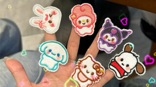 给憨憨男朋友贴上我喜欢的三丽鸥布贴 别人就知道他有女朋友啦～