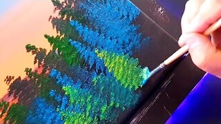 KING ART   THE FOREST ON THE SEA   PAINTING STEP BY STEP  N  179