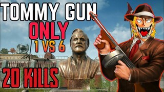 DI RUSH 6 ORANG! Serang Balik Dengan TOMMY GUN ( THOMPSON ) - PUBG LITE PC