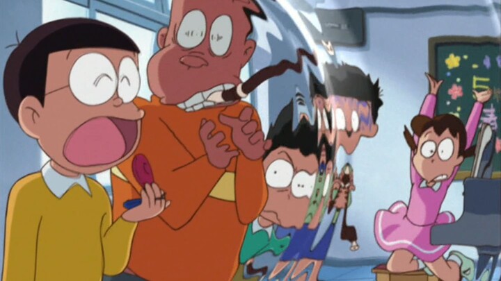 [Da Shan Doraemon HD Uncut Dub] The Handy-Dandy Disc—culmination of the abstract art style in the la