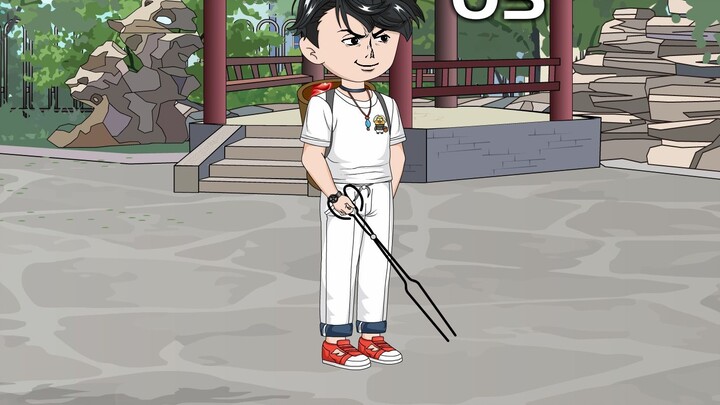 The popular butcher shop scared Lao Liu who was participating in the show and called the police