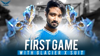 @MrCyberSquad's FIRST GAME WITH GLACIER X SUIT!! | SKYLIGHTZ CONTENT CREATOR | BGMI