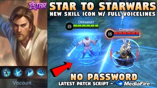 Alucard Starlight To Starwars Skin Script | Latest Alucard Obi-Wan Kenobi Starwars Script | MLBB