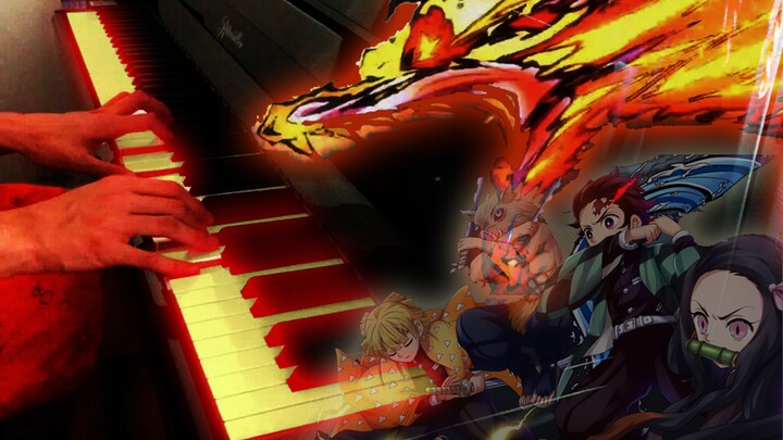 Demon Slayer Super Burning BGM Improvisation - Kamado Tanjiro's のうた