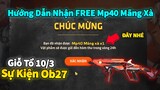 [Free Fire] Hướng Dẫn Nhận Mp40 Mãng Xà Vĩnh Viễn Sự Kiện Giỗ Tổ 10/3 , Miễn Phí ??