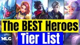 BEST HEROES In Mobile Legends to Solo Rank Up | Tier List 2021 S22 Patch 1.6.26 | ML Guide