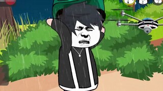 The fourth stop of the wilderness survival, I came to the prairie and encountered a group of elephan