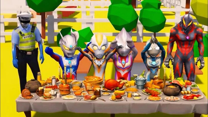 Ultraman kecil sudah keluar sekolah.