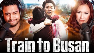 TRAIN TO BUSAN (2016) MOVIE REACTION - WE WERE NOT EXPECTING THIS! - First Time Watching - Review