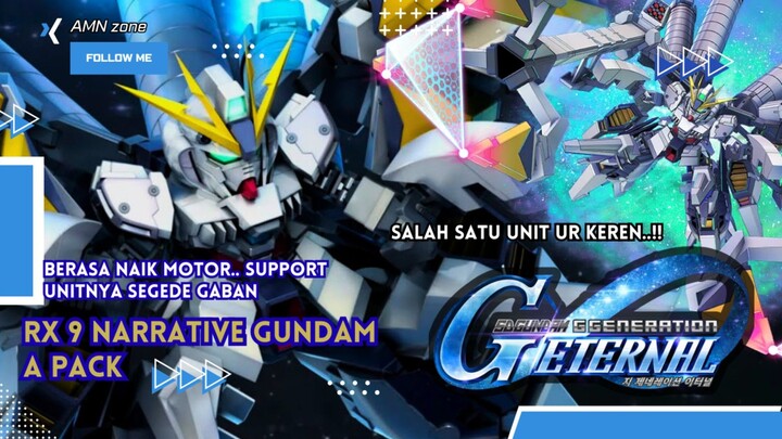 Berasa Naek Motor .. !! RX 9 Narrative Gundam A pack Gameplay •|• SD G Generation Eternal