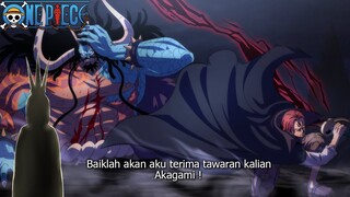 FIX PERTARUNGAN AKAGAMI NO SHANKS VS KAIDO ! CARA SHANKS MENAHAN KAIDO KE MARINEFORD