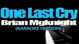 One last cry - Karaoke